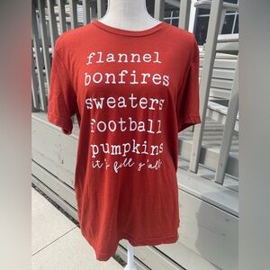 Fall T Shirt Bucket List